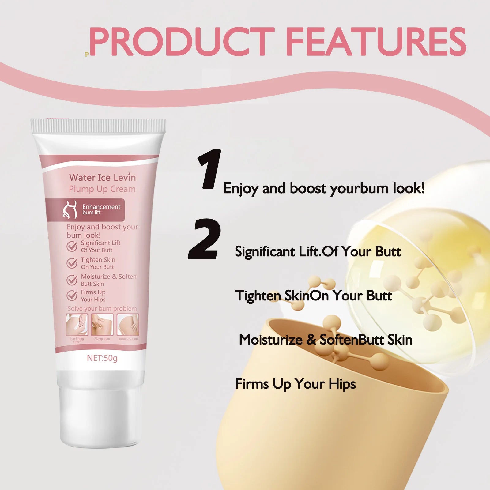 Crema de aumento de glúteos